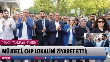 M&uuml;jdeci, CHP lokalini ziyaret etti;