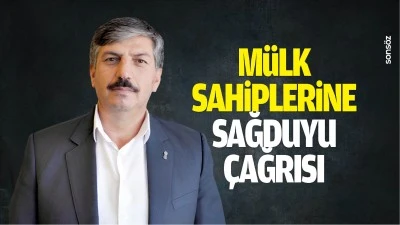 M&uuml;lk sahiplerine sağduyu &ccedil;ağrısı