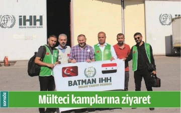 M&Uuml;LTECİ KAMPLARINA ZİYARET