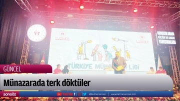M&uuml;nazarada terk d&ouml;kt&uuml;ler