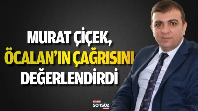 Murat &Ccedil;i&ccedil;ek, &Ouml;calan&rsquo;ın &ccedil;ağrısını değerlendirdi