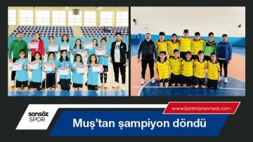 Muş&rsquo;tan şampiyon d&ouml;nd&uuml;