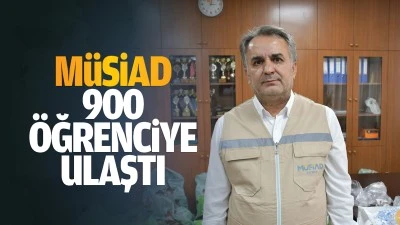 M&Uuml;SİAD, 900 &ouml;ğrenciye ulaştı