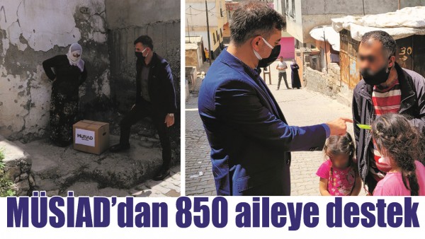 M&Uuml;SİAD&rsquo;DAN 850 AİLEYE DESTEK