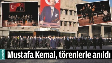 MUSTAFA KEMAL, T&Ouml;RENLERLE ANILDI