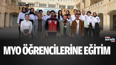 MYO &ouml;ğrencilerine eğitim
