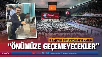&nbsp;&ldquo;&Ouml;n&uuml;m&uuml;ze ge&ccedil;emeyecekler&rdquo;
