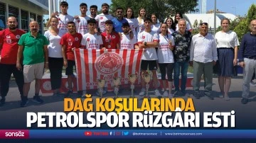 Dağ koşularında Petrolspor r&uuml;zg&acirc;rı esti
