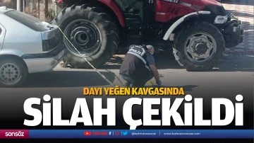 Dayı yeğen kavgasında silah &ccedil;ekildi&nbsp;