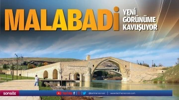Malabadi K&ouml;pr&uuml;s&uuml; yeni g&ouml;r&uuml;n&uuml;me kavuşuyor &nbsp;