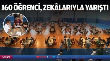 160 &ouml;ğrenci, zek&acirc;larıyla yarıştı