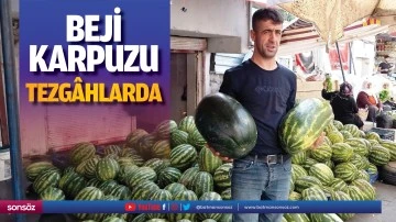 Beji Karpuzu tezg&acirc;hlarda