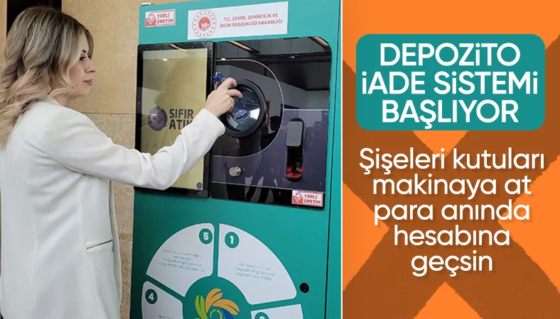&nbsp;İade sistemi 1 Ocak'ta devreye giriyor