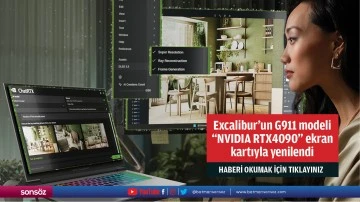 Excalibur'un G911 modeli "NVIDIA RTX4090" ekran kartıyla yenilendi