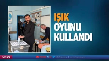 Işık, oyunu kullandı