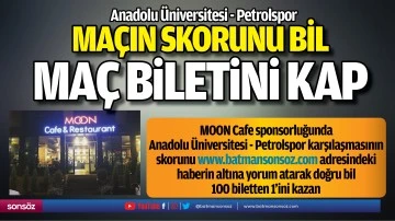 MA&Ccedil;IN SKORUNU BİL BİLETİ KAP