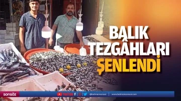 Balık tezg&acirc;hları şenlendi
