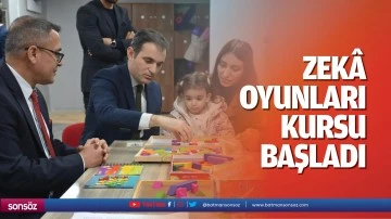 Zek&acirc; oyunları kursu başladı