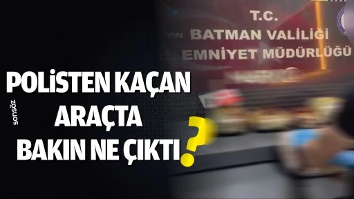 POLİSTEN KA&Ccedil;AN ARA&Ccedil;TA BAKIN NE &Ccedil;IKTI?