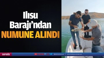 Ilısu Barajı&rsquo;ndan numune alındı