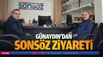 G&uuml;naydın&rsquo;dan Sons&ouml;z ziyareti  