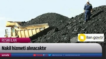 Nakil hizmeti alınacaktır