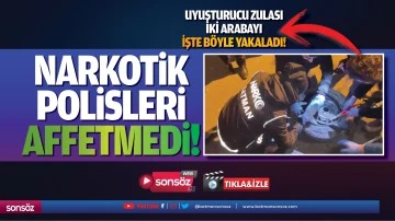 Narkotik polisleri affetmedi! Uyuşturucu zulası iki arabayı işte b&ouml;yle yakaladı!