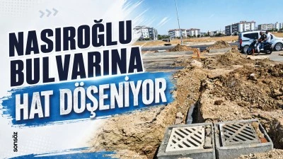 Nasıroğlu Bulvarına hat d&ouml;şeniyor