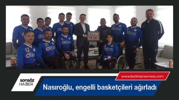 Nasıroğlu, engelli basketçileri ağırladı