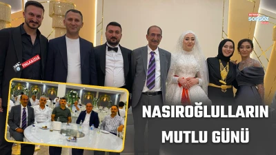Nasıroğlulların mutlu g&uuml;n&uuml;