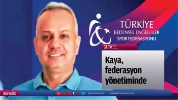 Nasreddin Kaya, federasyon y&ouml;netiminde
