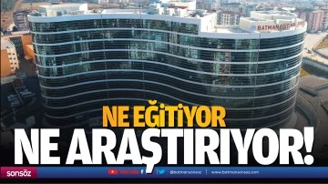 Ne eğitiyor ne araştırıyor!
