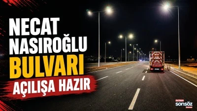 Necat Nasıroğlu Bulvarı a&ccedil;ılışa hazır