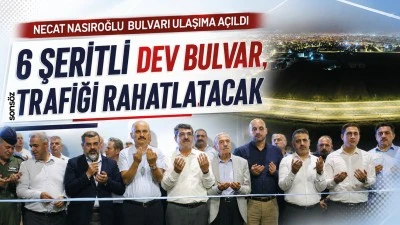 Necat Nasıroğlu Bulvarı ulaşıma a&ccedil;ıldı: 6 şeritli dev bulvar, trafiği rahatlatacak