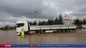 Nevşehir'de sağanak etkili oldu