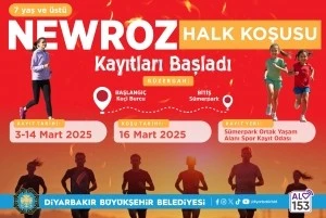 Newroz Halk Koşusuna &ccedil;ağrı