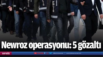Newroz operasyonu: 5 g&ouml;zaltı