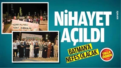 Nihayet a&ccedil;ıldı; Batman&rsquo;a nefes olacak&hellip;