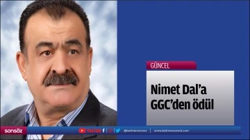 Nimet Dal&rsquo;a GGC&rsquo;den &ouml;d&uuml;l
