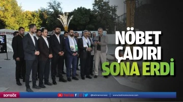N&ouml;bet &ccedil;adırı sona erdi