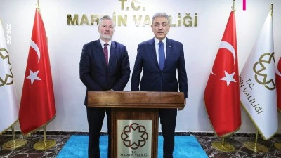 Norve&ccedil;'in Ankara B&uuml;y&uuml;kel&ccedil;isi Andreas Gaarder, Mardin Valiliğini ziyaret etti