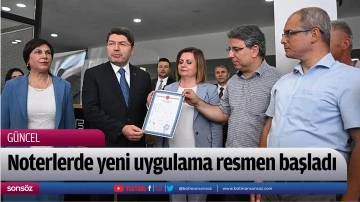 Noterlerde yeni uygulama resmen başladı