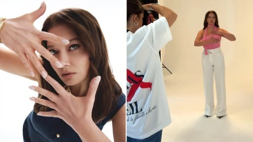 Nurg&uuml;l Yeşil&ccedil;ay'ın Meme Kanseri Farkındalığı İ&ccedil;in Verdiği Pozlar