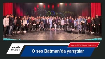O ses Batman&rsquo;da yarıştılar