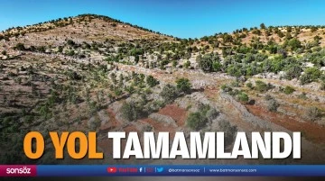 O yol tamamlandı