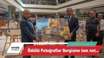 &Ouml;d&uuml;ll&uuml; Fotoğraflar Sergisine tam not&hellip;