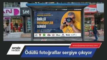 &Ouml;d&uuml;ll&uuml; fotoğraflar sergiye &ccedil;ıkıyor