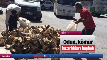 Odun, k&ouml;m&uuml;r hazırlıkları başladı