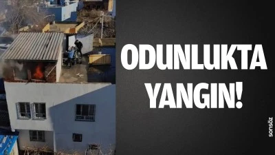 Odunlukta yangın!