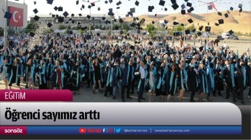 &Ouml;ğrenci sayımız arttı
